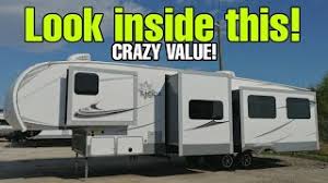This rv weighs only 8,848 which is lighter than the previous fifth wheel rv we mentioned. 2 Bedroom Crazy Specs On This Fifth Wheel Rv From Highland Ridge Youtube