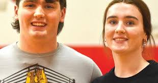 Pressure? For Declan Gill, @CaravanFootball was the 3-time state champ and  heavy favorite to win the 8A title. Even more? His sister, Maeve, had  already won state with @RedHawkVB. Check out the @