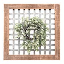Check spelling or type a new query. Galvanized Metal Plaid Plaque With Greenery Wreath Kirklands Outdoor Wall Decor Wall Decor Sale Galvanized Decor