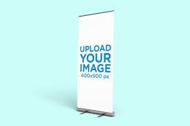 Download Roll Up Banner Mockup Generator Try 15k Mockups For Free Placeit PSD Mockup Templates