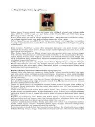 Maybe you would like to learn more about one of these? Sultan Ageng Tirtayasa Biografi Lakaran