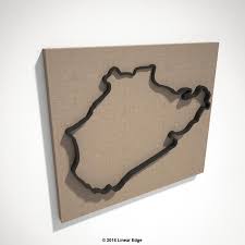 Maybe you would like to learn more about one of these? Nurburgring Nordschleife 3d Track Sculpture By Linear Edge Choice Gear