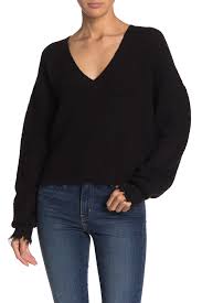 Zoe Waffle Knit V Neck Sweater