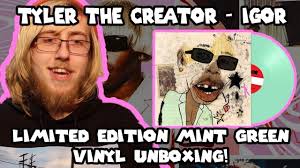 Wolf features collaborations with frank ocean, pharrell, earl sweatshirt, erykah badu, and many others. Tyler The Creator Igor Limited Edition Mint Green Vinyl Unboxing The Vinyl Corner Youtube