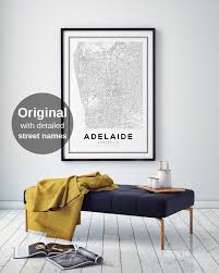 Adelaide Map Print Australia Maps City Map Print Australia Etsy Wall Printables Paris Map Print Paris Map Poster