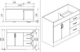 They not only look great, but they're perfect for washing large pots and pans. Dimensions Of A Kitchen Sink Cabinet Novocom Top