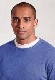 Devon Electric Blue 12 Gauge Luxury Cotton Merino Crew Neck Sweater