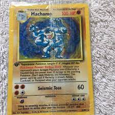 Base set machamp confuses many people. Best First Edition Machamp Pokemon Card For Sale