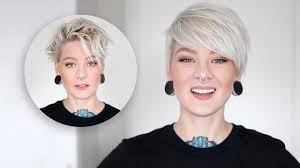 Although you don't have sometimes a pixie cut can lead to more cowlicks, but when your hair is that short it either gets rid of them or you learn to style your hair with the cowlicks. How To Style A Pixie Cut Side Bangs In 3 Easy Steps Youtube