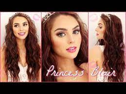 Blair Waldorf Pink Wedding Makeup Wavy Hair Tutorial Gossip Girl Inspired Wavy Hairstyles Tutorial Hair Tutorial Bridesmaid Hair Tutorial