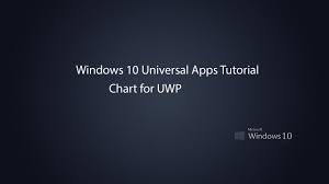 windows 10 universal apps chart for uwp