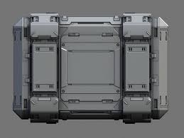 Sci Fi Containers 3d Model Sci Fi Props Sci Fi Environment Sci Fi