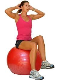 Beginner Ball Workout For Balance Stability And Core Strength Ball Exercises Exercise Workout For Beginners