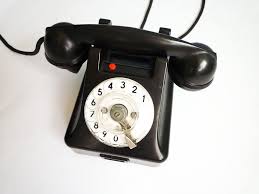 Reserved For Ting Vintage Antique Bakelite Rotary Phone Dial 50s Black Telefono Antiguo Telefono Retro Telefonia