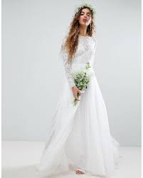 We did not find results for: Asos Ayla Maxi Hochzeitskleid Mit Besticktem Oberteil In Weiss Lyst