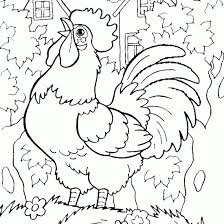 Rooster Chicken Drawing Coloring Animals Coloring Boyama Kitaplari Cizimler Nakis Desenleri