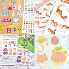 A puzzle that has been solved correctly brings moral and aesthetic satisfaction together with a sense of victory, which is also very important for little ones. Cute Printable Stickers To Download Super Cute Kawaii