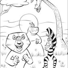 Agora os livrinhos para colorir e de atividades são todos com páginas avulsas em jpg. Desenhos Do Filme Madagascar Para Imprimir E Colorir