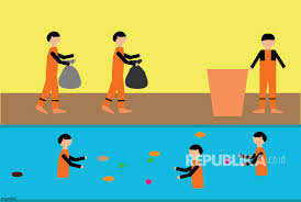 Seri diva eps 24 membuang sampah diva the series official youtube via youtube.com. Buang Sampah Sembarangan Warga Bayar Denda Rp 250 Ribu Republika Online