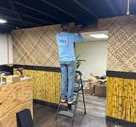 Where to find indoor bamboo poles for tiki bar?
