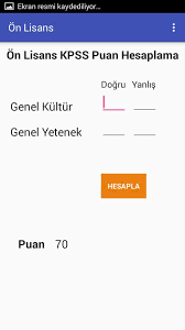 Lisans, önlisans ve ortaöğretim kpss puanı hesaplayabilirsiniz. Kpss Puan Hesaplama For Android Apk Download