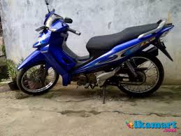 130 cc (7.94 cubic inches) bore × stroke: Jual Kawasaki Zx 130 Warna Biru Taun 2006 Plat B Motor