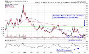 Inverse Index Etfs Form Potential Double Bottom