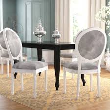 Rosdorf Park Jamar Velvet Upholstered Dining Chair Wayfair Upholstered Dining Chairs Side Chairs Dining Dining Chairs