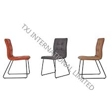 Design chair retro dining style kitchen office chair modern lounge new makika. China High Quality For Metal Cafe Chair Tc 1881 Vintage Pu Dining Chair With Black Powder Coating Legs Txj Manufacturers And Suppliers Txj