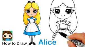 Wizard of oz fans have been waiting a long time for this one! How To Draw Alice In Wonderland Youtube