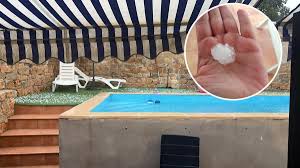 Granizada en Castellón: la lluvia y el pedrisco descargan con fuerza en Els Ports