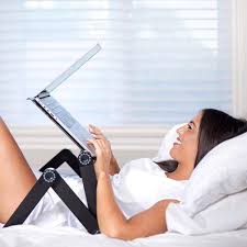 adjustable ergonomic portable aluminum laptop desk mouse pad included rigal special clothes and accessories 便利グッズ インテリア 小物 詐欺