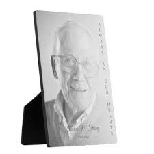 Black White Picture Funeral Service Dear Ones Plaque Zazzle Com In 2020 Funeral Services Funeral Memorial Celebration Of Life