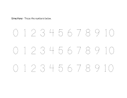 Tracing Numbers 1 10 Worksheets Writing Numbers Tracing Worksheets Preschool Kids Math Worksheets