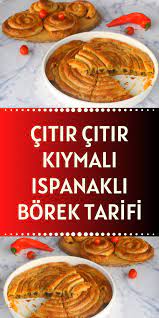 citir citir kiymali ispanakli el acmasi borek tarifi gurme tarif yemek tarifleri yemek leziz yemek