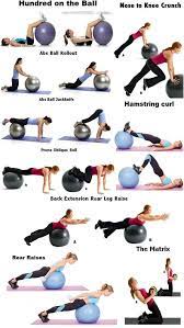 Exercise In 2020 Exercise Ball Exercises Stability Ball Exercises