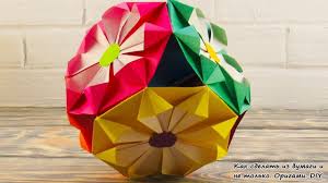 объемные поделки из бумаги своими руками на новый год Origami Cvetochnyj Shar Iz Bumagi Podelki Iz Bumagi Svoimi Rukami Prazdnichnye Podelki Podelki Origami