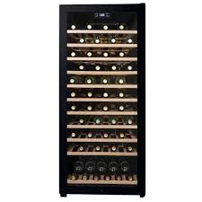 24 inch wide 5.5 cu. Danby Single Zone 94 Bottle Free Standing Wine Cooler In Black Dwc94l1b The Home Depot