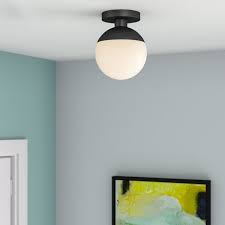 Yearby 1 Light Semi Flush Mount Flush Mount Ceiling Lights Contemporary Style Lights Flush Ceiling Lights