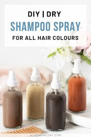 Take 2 tablespoons of your chosen powder and mix it with a spoon until it's smooth. Diy Dry Shampoo Spray Micellar Formula A Life Adjacent