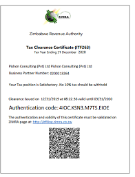 If tax exempt, the letter of determination from irs stating tax exemption is required. 2020 Tax Clearance Certificate Pishon Consulting Facebook