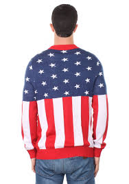 Tipsy Elves Mens American Flag Holiday Sweater