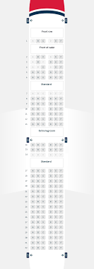 The aircraft is configured with 38 thompson vantage xl open suites offering many entertainment amenities, personal privacy, direct access to the aisle, and a seat that tranforms into a 76 inch long bed. Seat Maps Norwegian