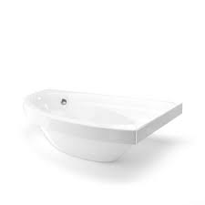Contemporary White Bath Tub 3d Model White Bath Tub Simple Object