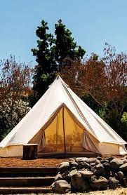 Deluxe Bell Tent Yurt Rentals With Pool At Country Retreat Near San Francisco California In 2020 Tent Bell Tent Outdoor