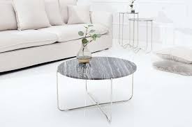 Durchsuchen sie unser umfangreiches angebot an couchtische marmor auf made.com. Couchtisch Rund Grau Marmor Silber Metall 62cm Dunord Design