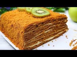 торт медовик без раскатки коржей нежный ароматный очень вкусный Vkusnejshij Medovik Neobychnym Sposobom Da Eshe I Bez Raskatki Korzhej Vkusnyashki Kuhonnyj Kombajn Russkie Produkty