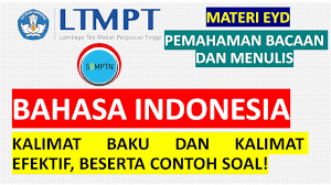 Menentukan kalimat tanya sesuai isi paragraf pada dasarnya cukup mudah karena kita hanya perlu memahami isi paragraf. Kalimat Baku Dan Kalimat Efektif Beserta Contoh Soal Youtube