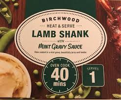 Ingredients · 2 lamb shanks · 100 g (2/3 cup) onion · 75 ml + 1 tbsp (1/3 cup + 1 tbsp) mint sauce · 125 ml (1/2 cup) red wine · 250 ml (1 cup) beef . Heat Serve Lamb Shank Lidl