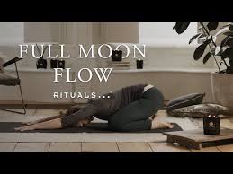 A Full Moon Can Often Bring You Restless Days And Sleepless Nights These Relaxing Yoga Poses Will Help You Slow Down Find In 2020 Yoga Flow 20 Minute Yoga Night Yoga